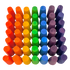 Mini Regenboog Kegels 49-delig | Papoose by Papoose