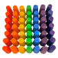 Mini Regenboog Kegels 49-delig | Papoose by Papoose