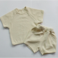 Annie & Charles Rib-Katoen Set – Tijdloos & Comfortabel