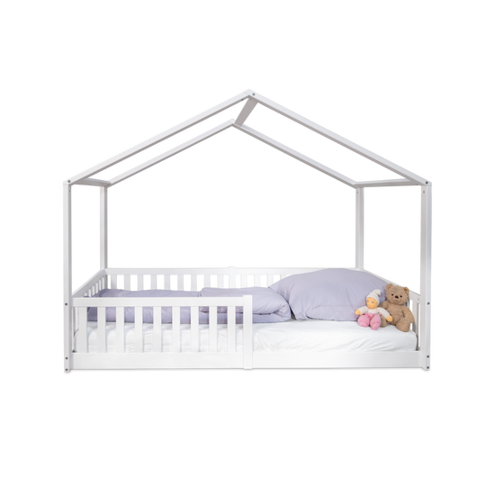 tiSsi® Enno Montessori Huisbed 90x200 cm – Wit Beukenhout by tiSsi ® Familie beginnt mit uns™