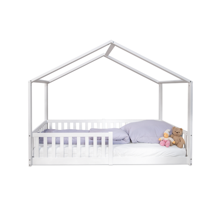 tiSsi® Enno Montessori Huisbed 90x200 cm – Wit Beukenhout by tiSsi ® Familie beginnt mit uns™