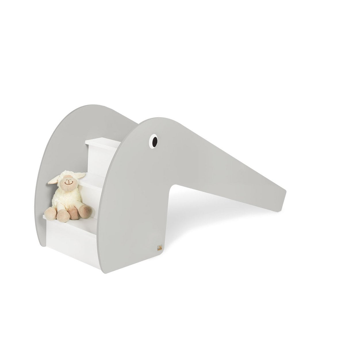 Indoor-slide "lotta", grijs/wit - Esjalynn kids