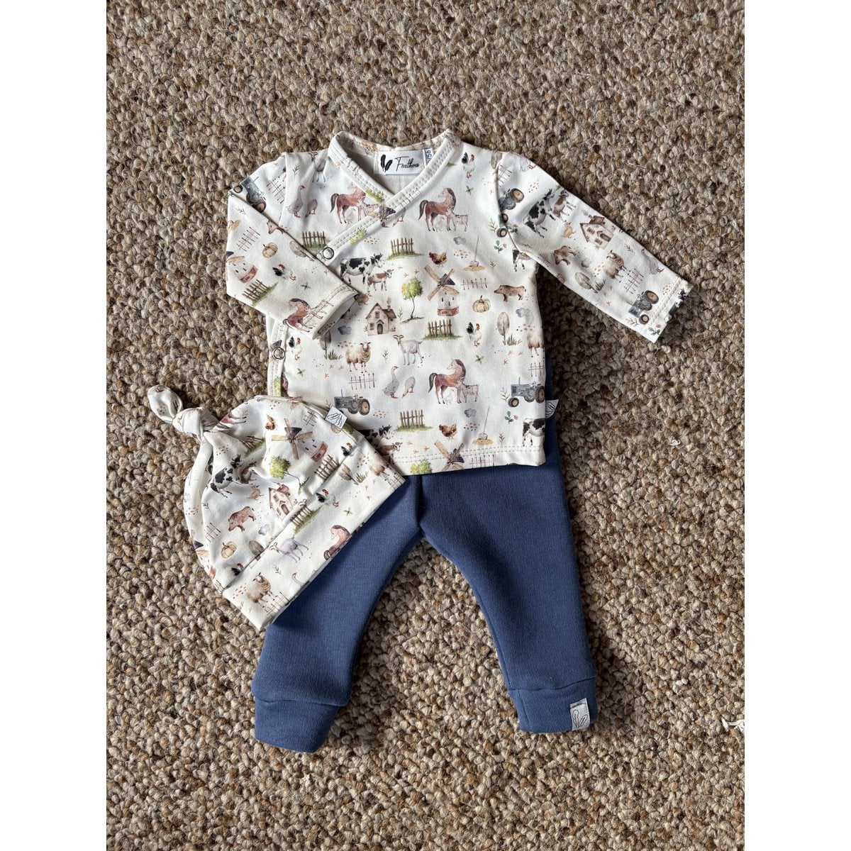 Newborn Broekje jogging dark jeans