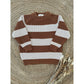 Eden Trui - Gestreept Katoen (Brown/Sand)