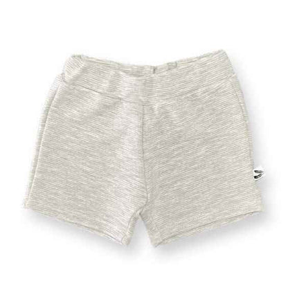 Shorts rib light grey melange