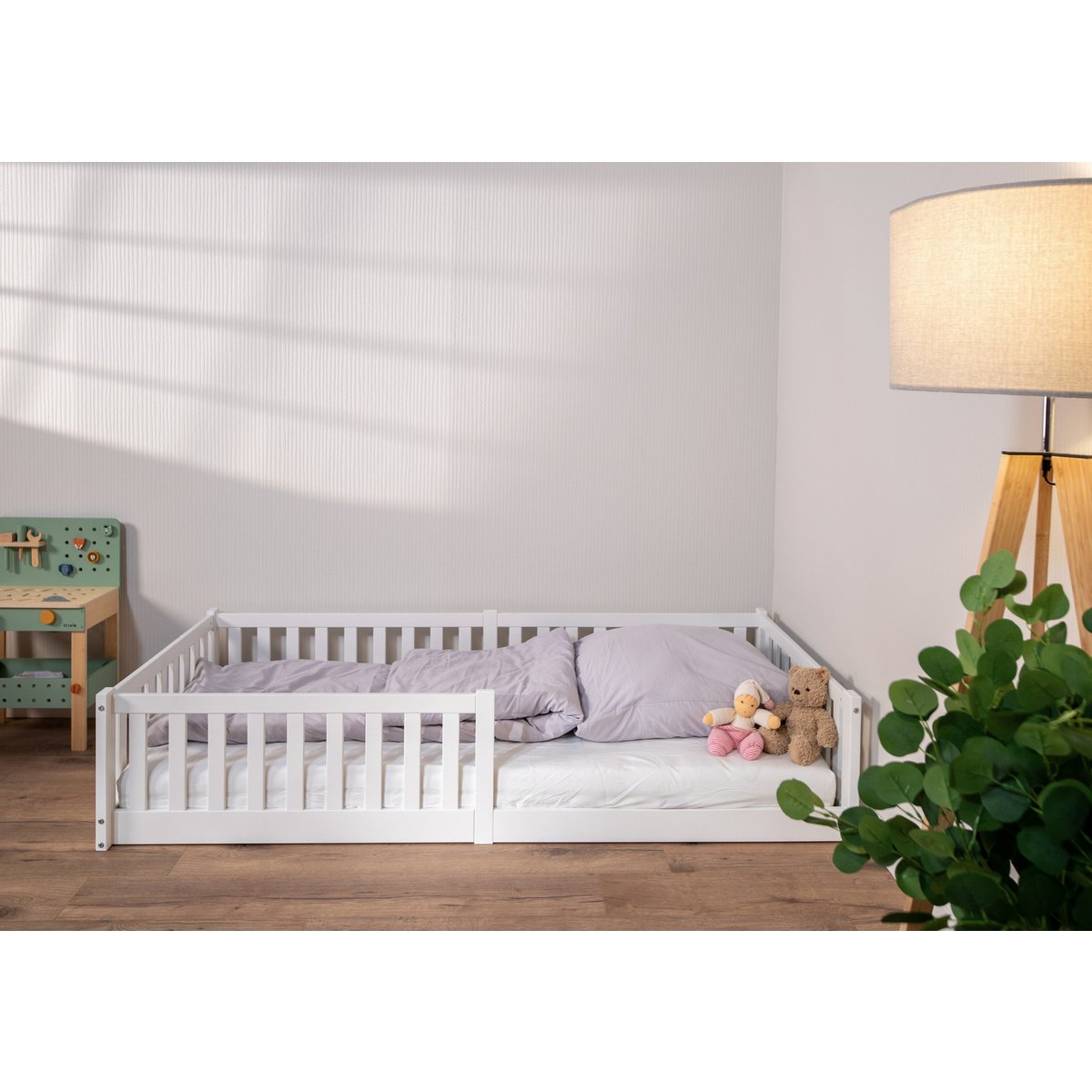 tiSsi® Enno Montessori Huisbed 90x200 cm – Wit Beukenhout by tiSsi ® Familie beginnt mit uns™