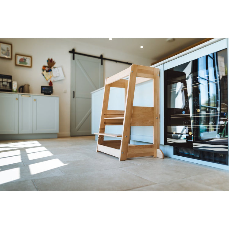 tiSsi® FELIX Leertoren voor Broers, Zussen & Tweelingen – Naturel Beukenhout by tiSsi ® Familie beginnt mit uns™