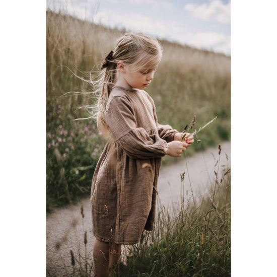 Annie & Charles® jurk van mousseline van biologisch katoen NOAH