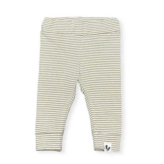 Newborn broekje small stripes sage