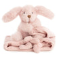 Knuffeldoekje – Licht Roze Konijn