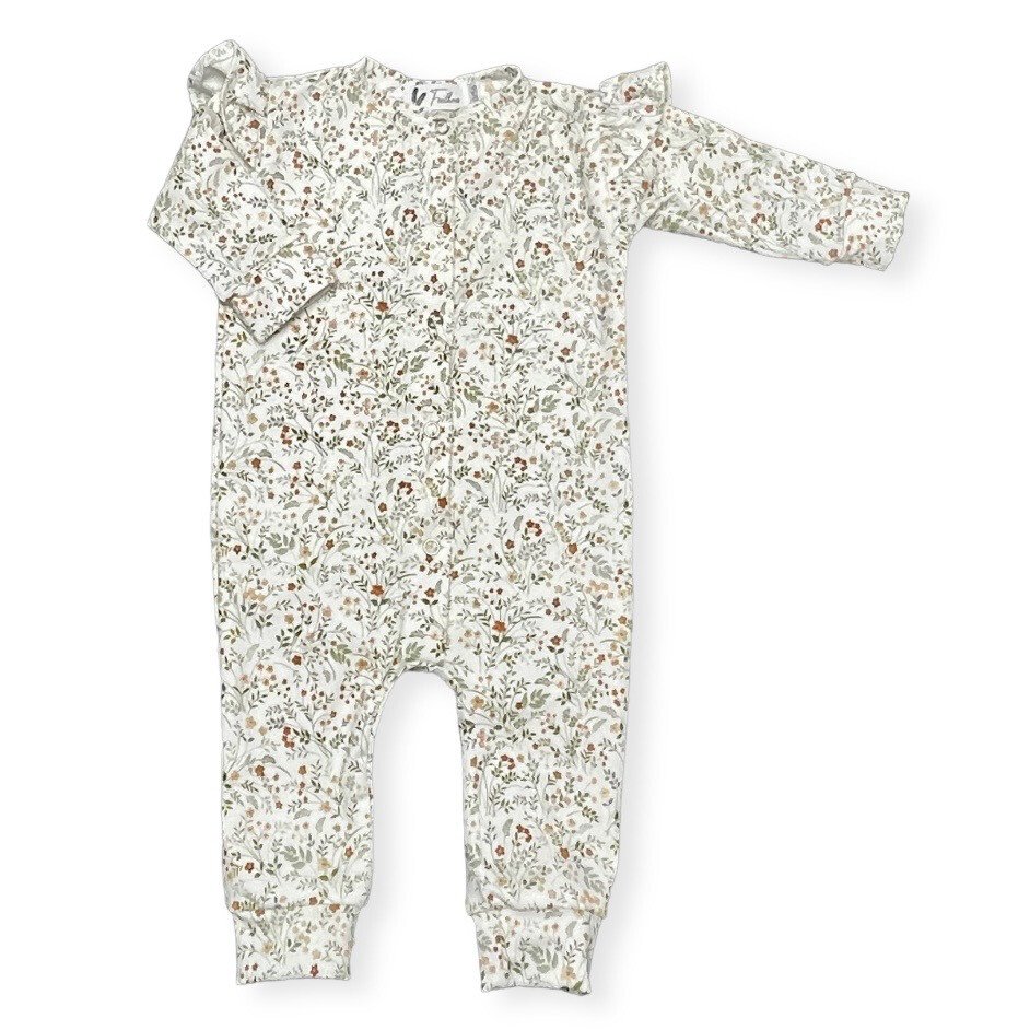 Handgemaakt Boxpakje Ruffle Wild Flower | GOTS-katoen | Feathers®