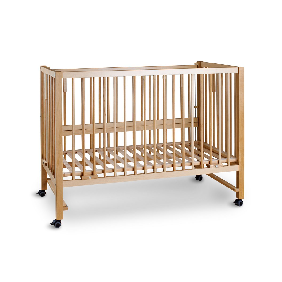 tiSsi® Hajo XXL Aanschuifbed & Wieg 120x60 cm – Naturel Beukenhout by tiSsi ® Familie beginnt mit uns™