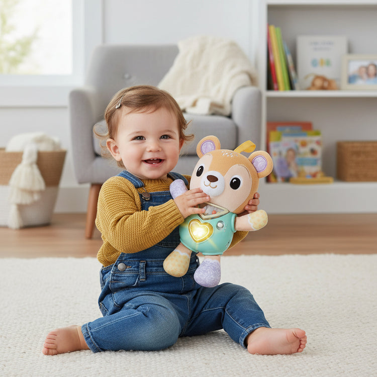 VTech Knuffel & Speel Beertje – Interactief Knuffelspeelgoed voor Baby by VTech