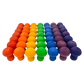 Mini Regenboog Paddenstoelen 49-delig | Papoose by Papoose