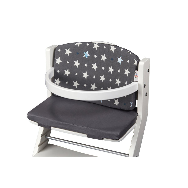 tiSsi® Zitkussen Grijs Stars – Accessoire voor Kinderstoel by tiSsi ® Familie beginnt mit uns™