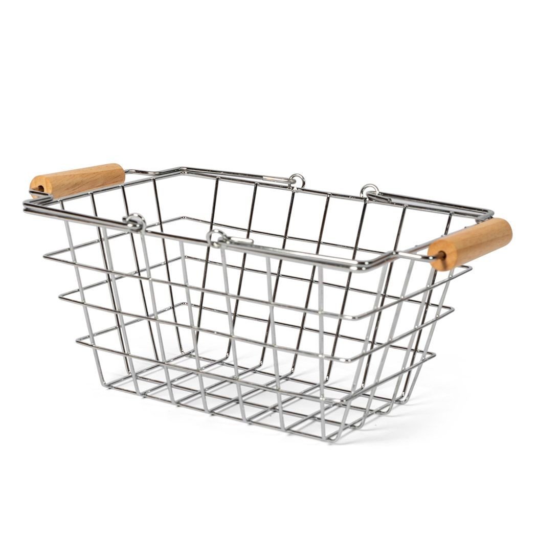 MAMAMEMO® Metalen Winkelmandje – Speelgoed Supermarkt voor Kinderen | Vanaf 3 jaar by Mamamemo