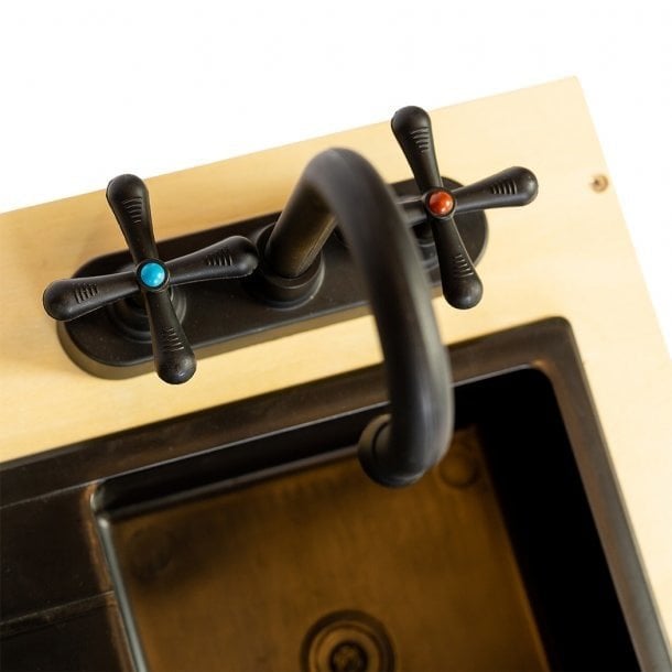 MAMAMEMO® Houten Vaatwasser met Gootsteen Kersenbloesem – Speelkeuken | Vanaf 3 jaar by Mamamemo