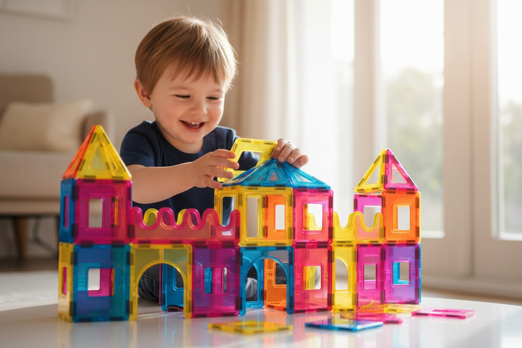 Toi-Toys Bouwset Magneetpanelen 33-delig by Dagros wholesales