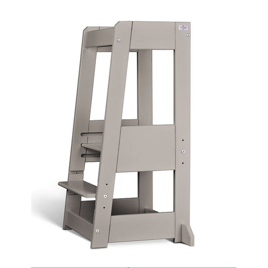 tiSsi® Leertoren FELIX Beuk Stormy Grey – In Hoogte Verstelbaar by tiSsi ® Familie beginnt mit uns™