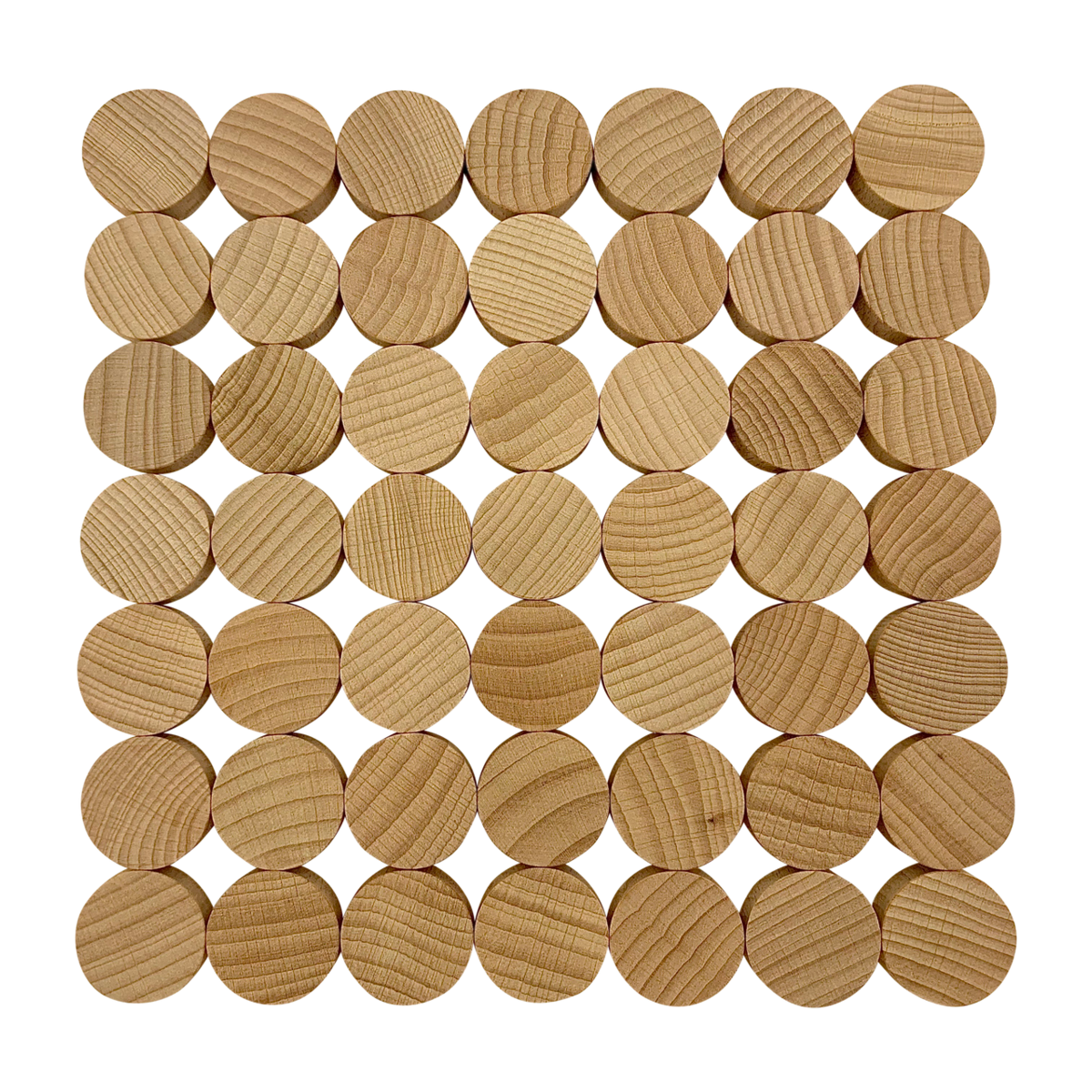 Mini Naturel Concave Vormen 3cm 49-delig | Papoose by Papoose