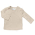 Overslagshirtje pointelle dark beige