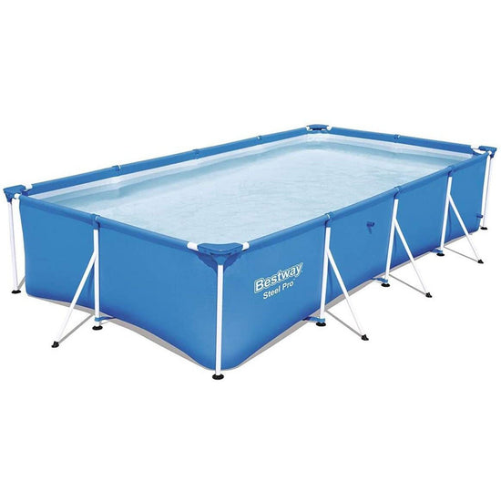 Bestway SteelPro Framezwembad 400x211x81cm | Rechthoekig Zwembad voor het Gezin by Bestway